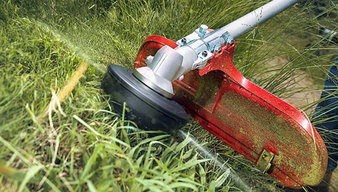 The instructions for using a lawnmower